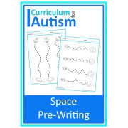 Space Theme Pre-Writing Worksheets